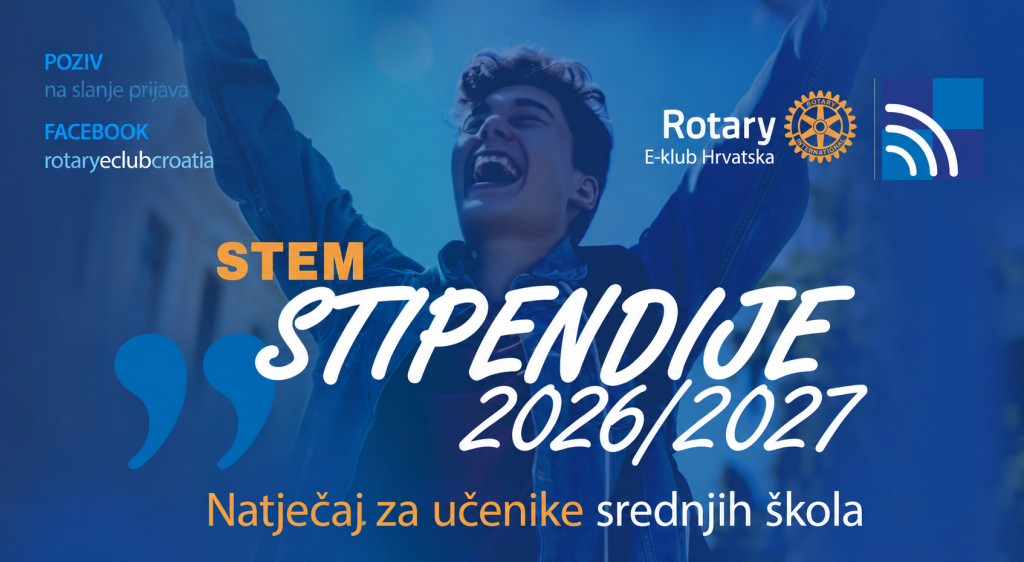 Otvoren natječaj za STEM stipendije Rotary E-kluba Hrvatska